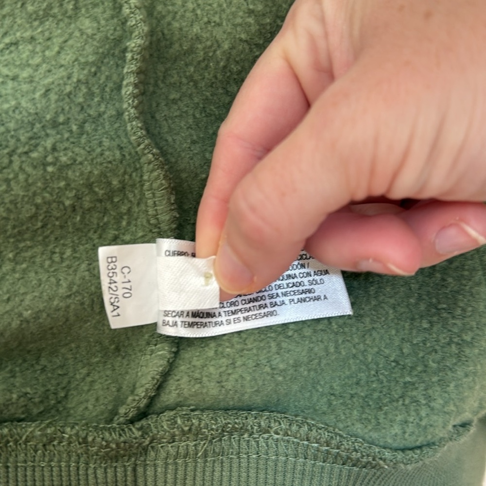 Men’s Goodfellow & Co Olive Green Zip Up Jacket with Hood. Size M. - Picture 9 of 9